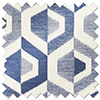 Gusta, Navy - Twist&Fit Roman Blind